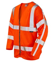 MERTON ISO 20471 Cl 3 LFS Sleeved Zip Waistcoat (EN 14116)